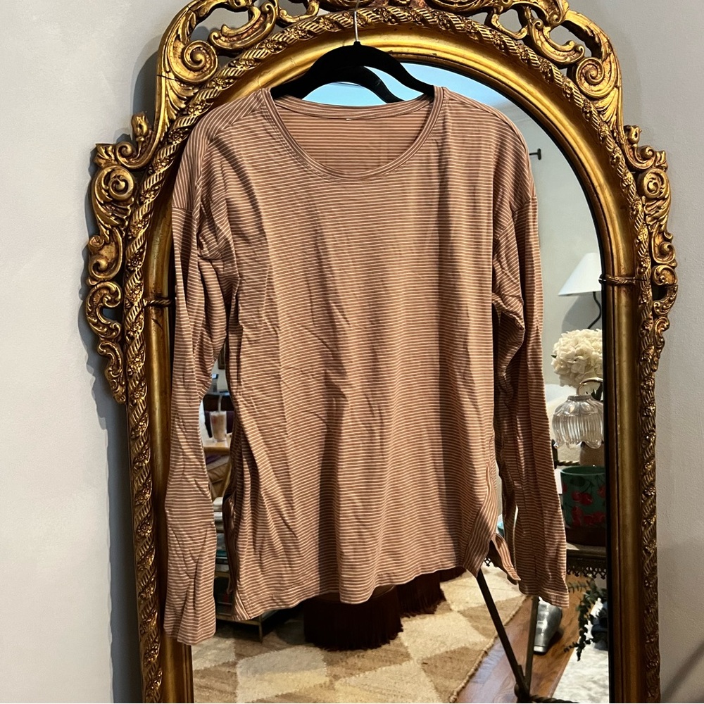 DYI Long Sleeve Striped Top